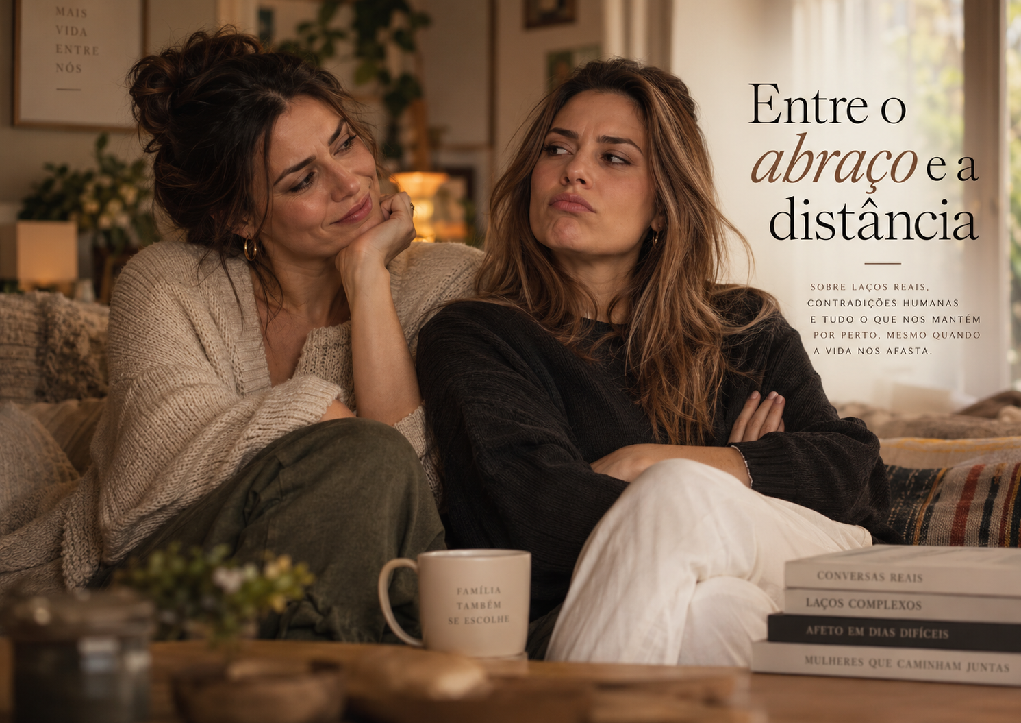 Entre o abraço e a distância
